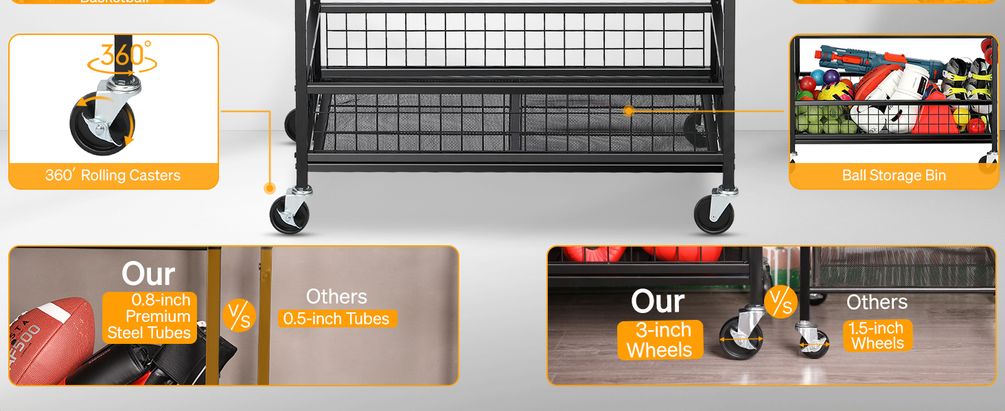 garage sports equipment organizer