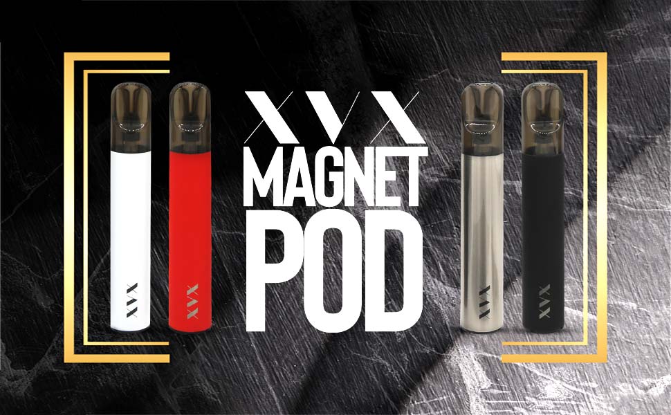 XVX POD BLACK Rechargeable E Cigarette Vape Pen Starter Kit