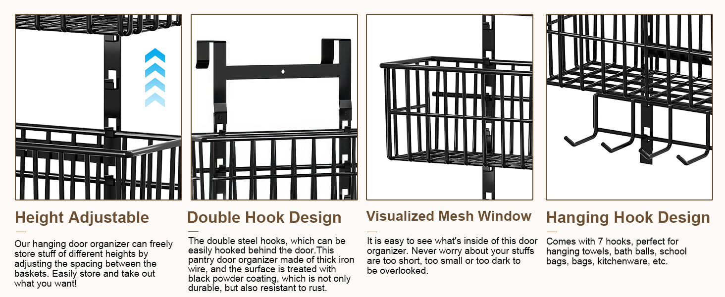 door organizer hanging
