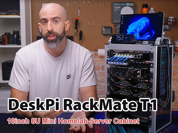 Amazon.com: GeeekPi 8U Server Cabinet, 10 inch Server Rack