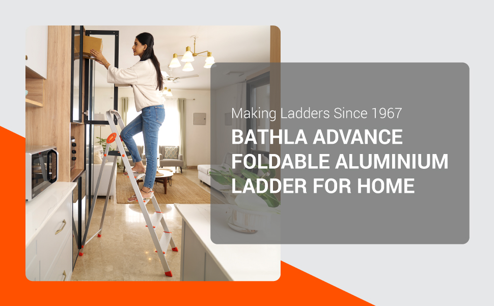 Ladder for home, Aluminium Ladder, Sidi, Bathla Ladder, Bathla Stepladder, Stepladder for home