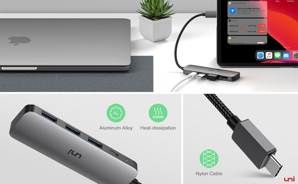 uni USB-c 4-in-1Hub （3USB3.0+PowerDelivery） | beneficenciacusco.com