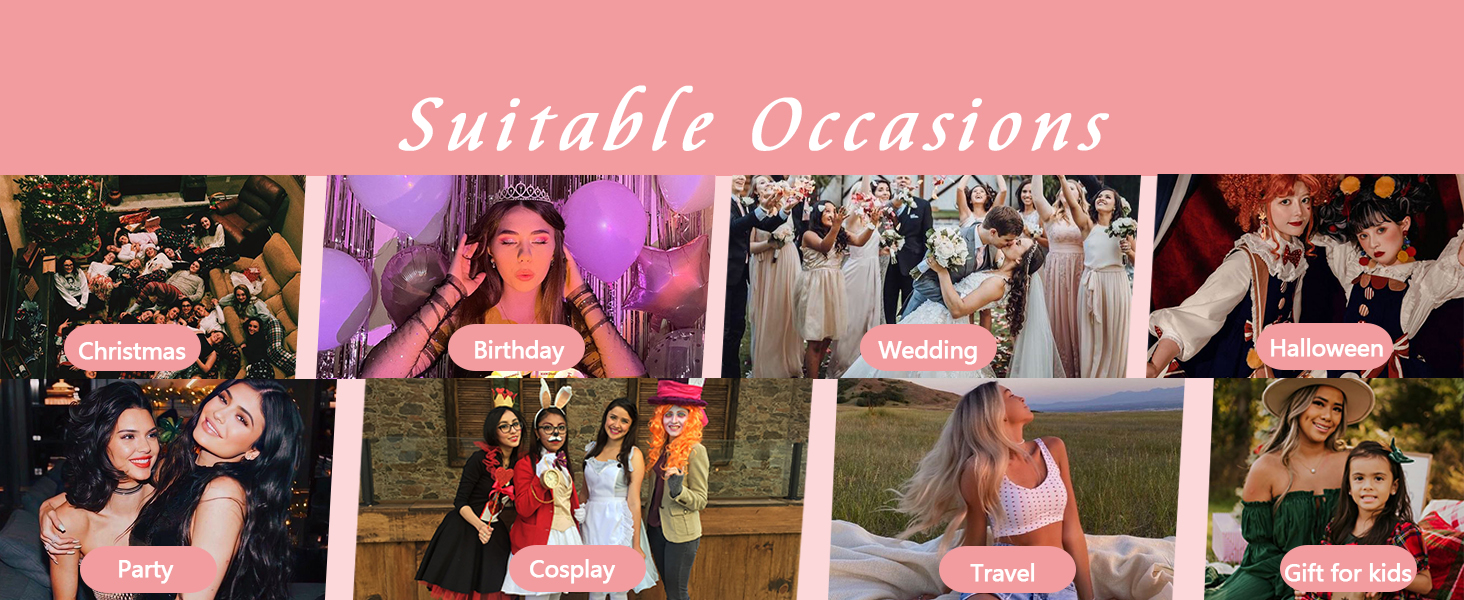 Hair Tinsel, 19 Inch Clip in Tinsel Hair Extensions Packs