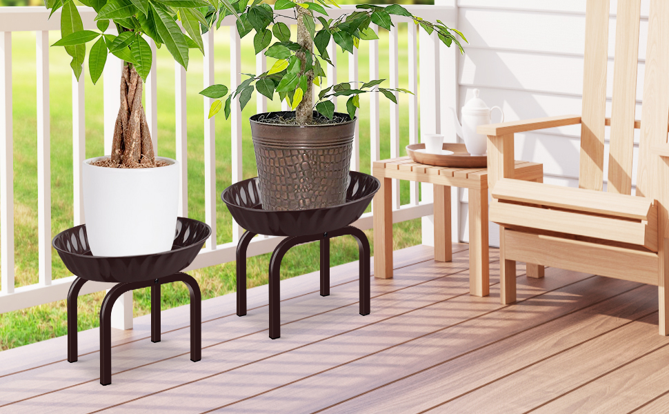 OugeWood Metal Plant Stand Indoor, Plant Stands For Plants