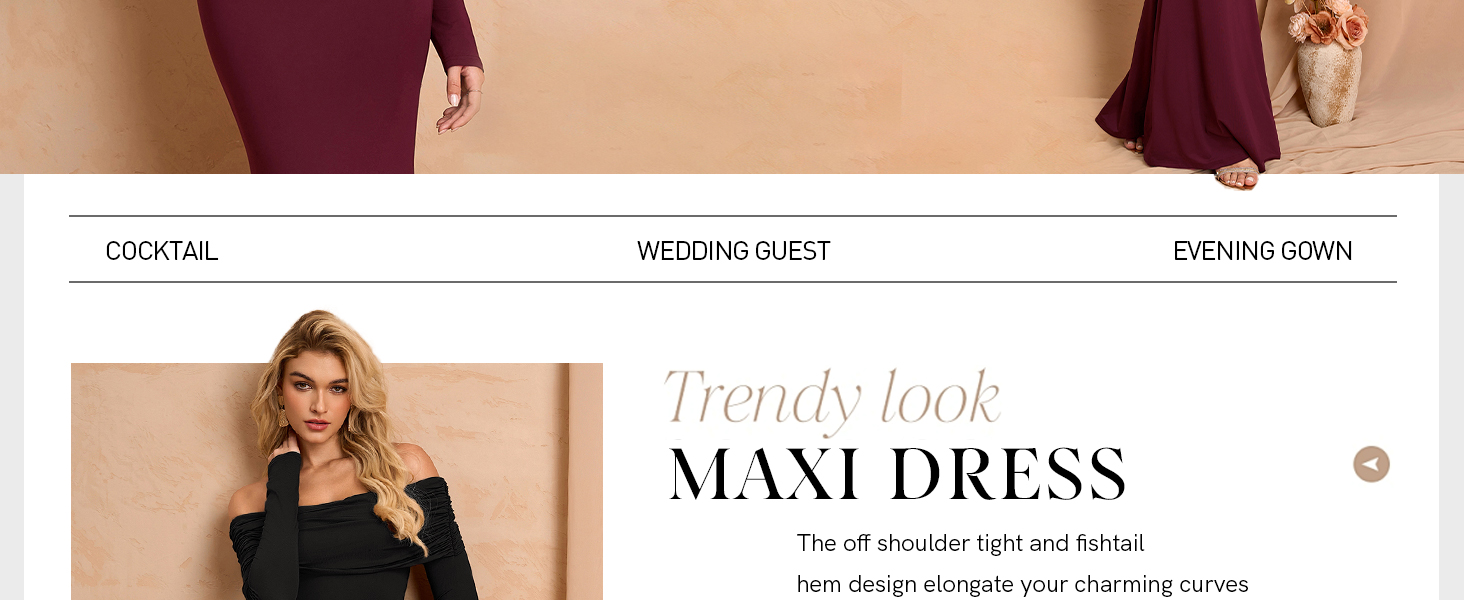 long sleeve formal dress