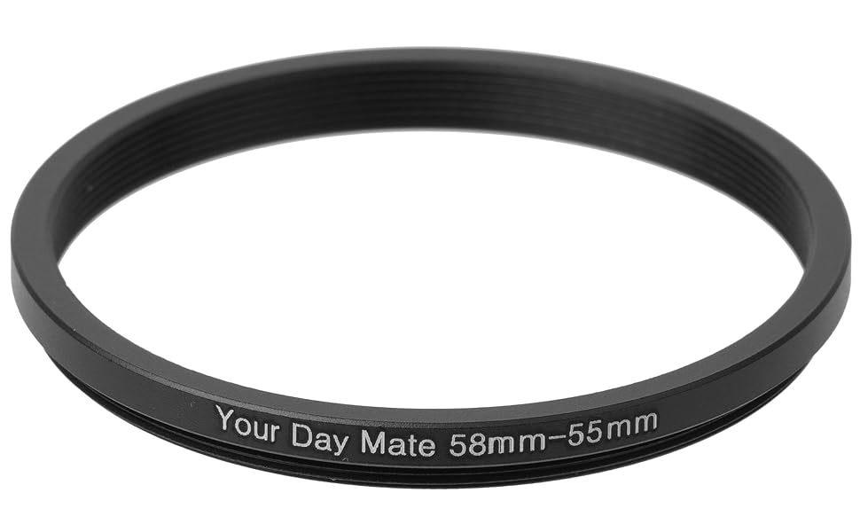 Step Down Ring, 1 Stück, Ø 58 auf 55 mm Durchmesser, Ultra Slim Design