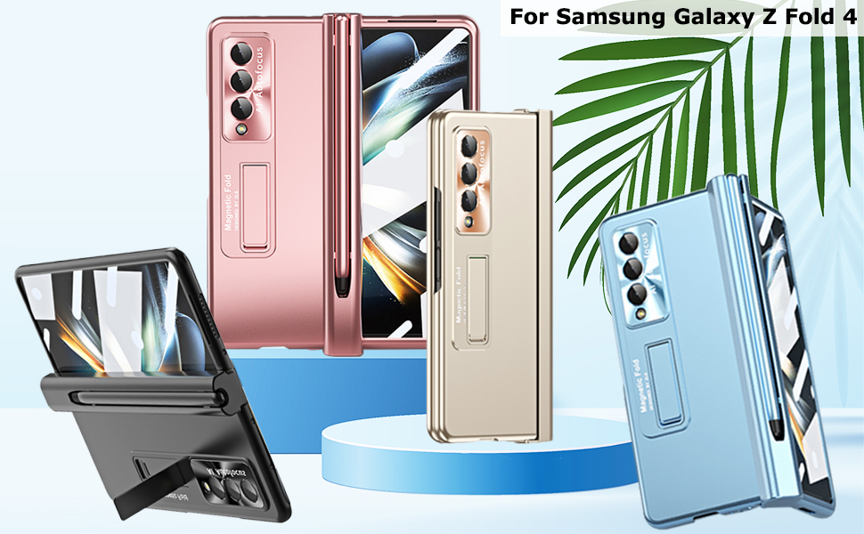 YQODSZ for Samsung Galaxy Z Fold 4 Case with S Pen & Pen