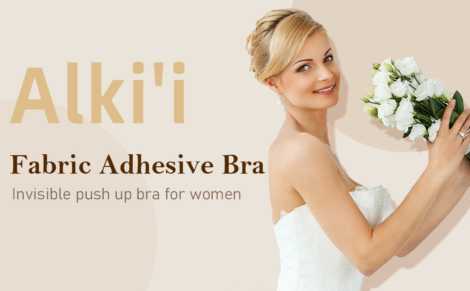 Sticky Bra Push Up for Women 2 Pair, Adhesive Invisible Lifting Bra