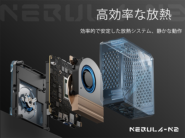 Amazon.co.jp: ORIGIMAGIC N2 ミニPC Ryzen 5 6600H 6コア/12