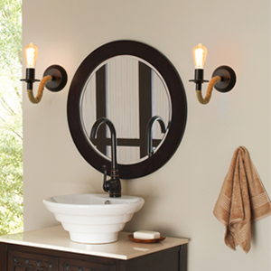 2 Paquetes De Apliques De Pared Vintage, Lámpara De Pared De Cuerda De Cáñamo, Luz De Pared Interior Retro E27 Para Pasillo, Loft, Dormitorio, Cafetería, Bar (sin Bombilla) 18 2