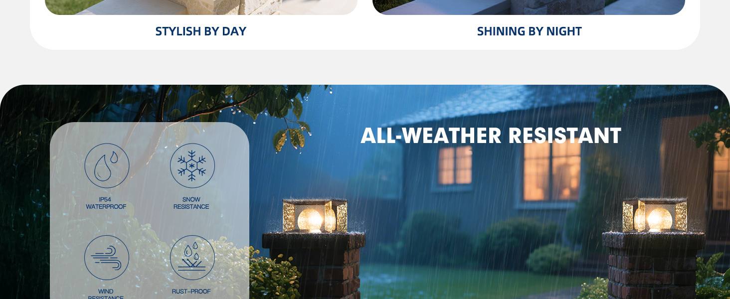 outdoor lights waterproof