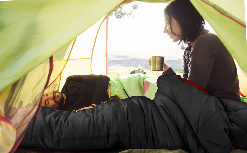 Buy Lyrovo Sleeping Bag for Travel Outdoor Hiking and Camping Men and