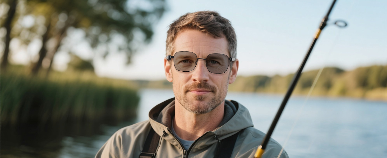 Bluetooth smart glasses for men & women, suitable for fishing