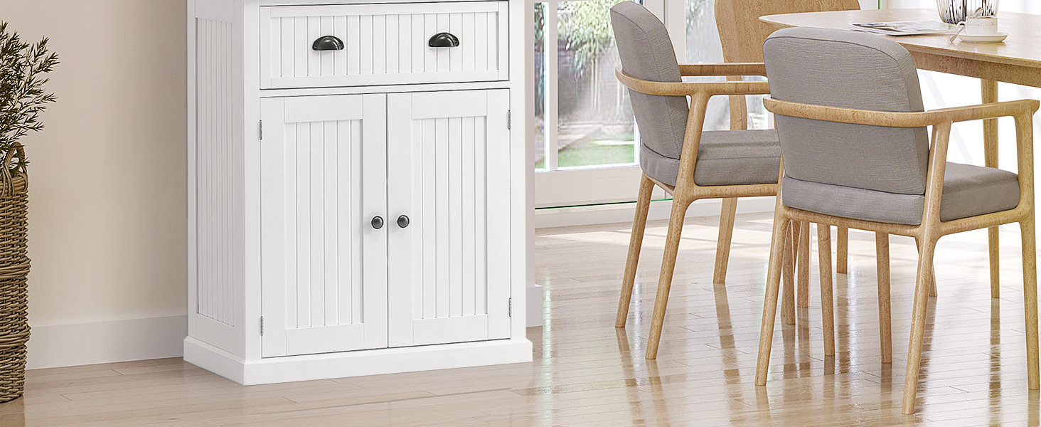 Armoire de Cuisine Buffet Cuisine vaisselier Multirangements