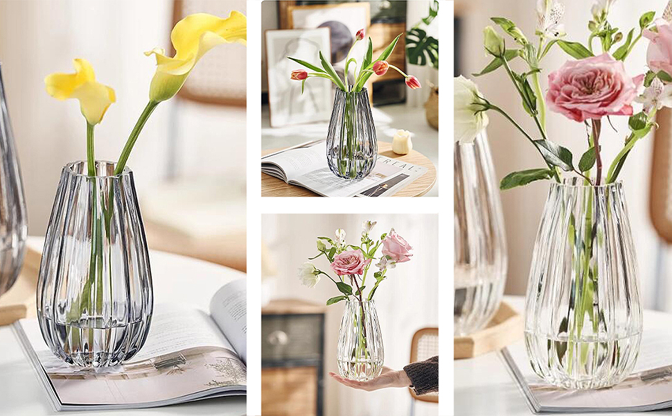 10 inch Flower Vases,Bouquet Vase,Large ... 25 vase