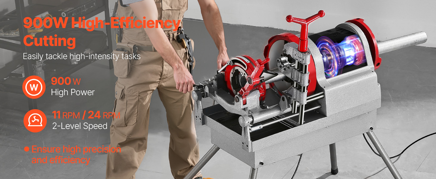 pipe threading machine