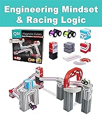 Qbi Magnetic Cubes セット Amazon.com: QBI Magnetic Building Blocks Car Track Set
