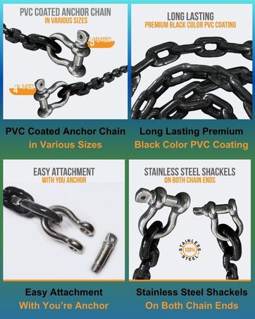 Premium Long Lasting Sailing Boating, Outdoors Anchor Chain
