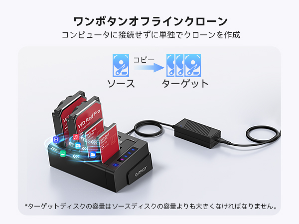 ORICO USB3.0 HDDケース Seagate 64TB HDD セット ORICO USB3.0 HDDケース Seagate 64TB HDD セット