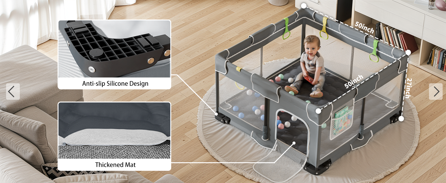 collapsible play yard