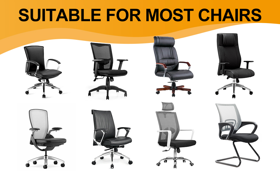 GUFAOWI Upgraded Breathable Office Chair Arm Pads, Ergonomic Memory Foam Armrest