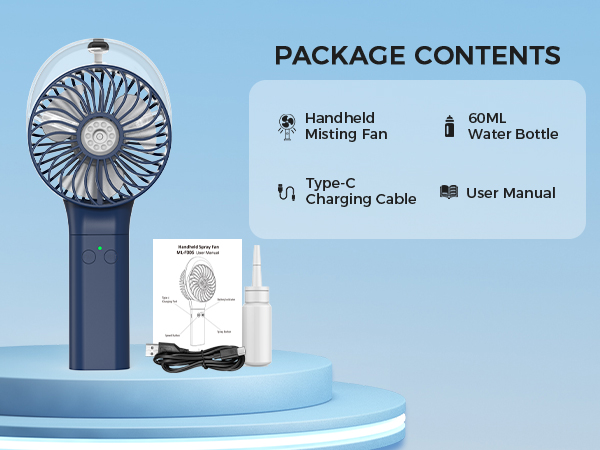 handheld misting fan