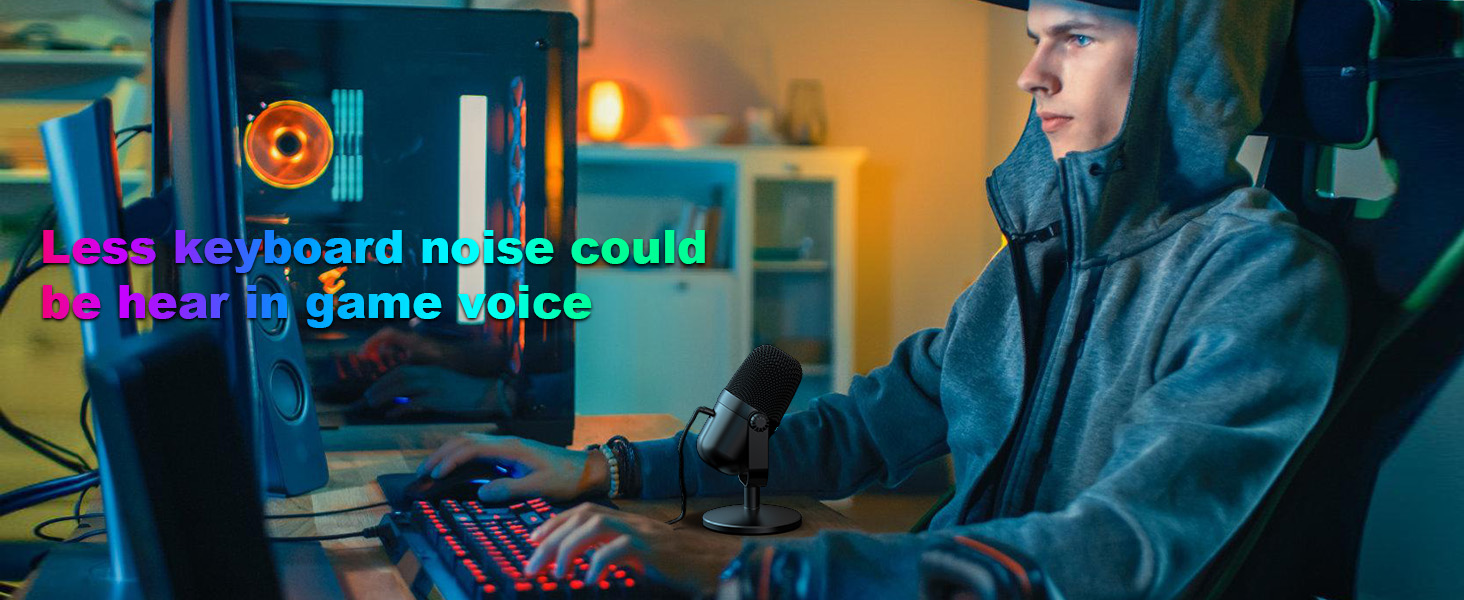 Less keyboard noise