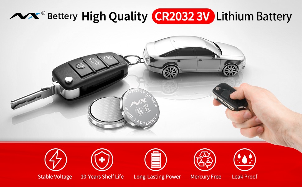 Tsrwuily CR2032 3V Lithium Coin Cell Battery, Watch and