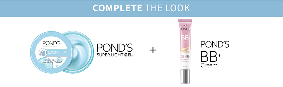 Pond's Super Light Gel Oil Free Moisturiser With Hyaluronic Acid + Vitamin E, 250 ml