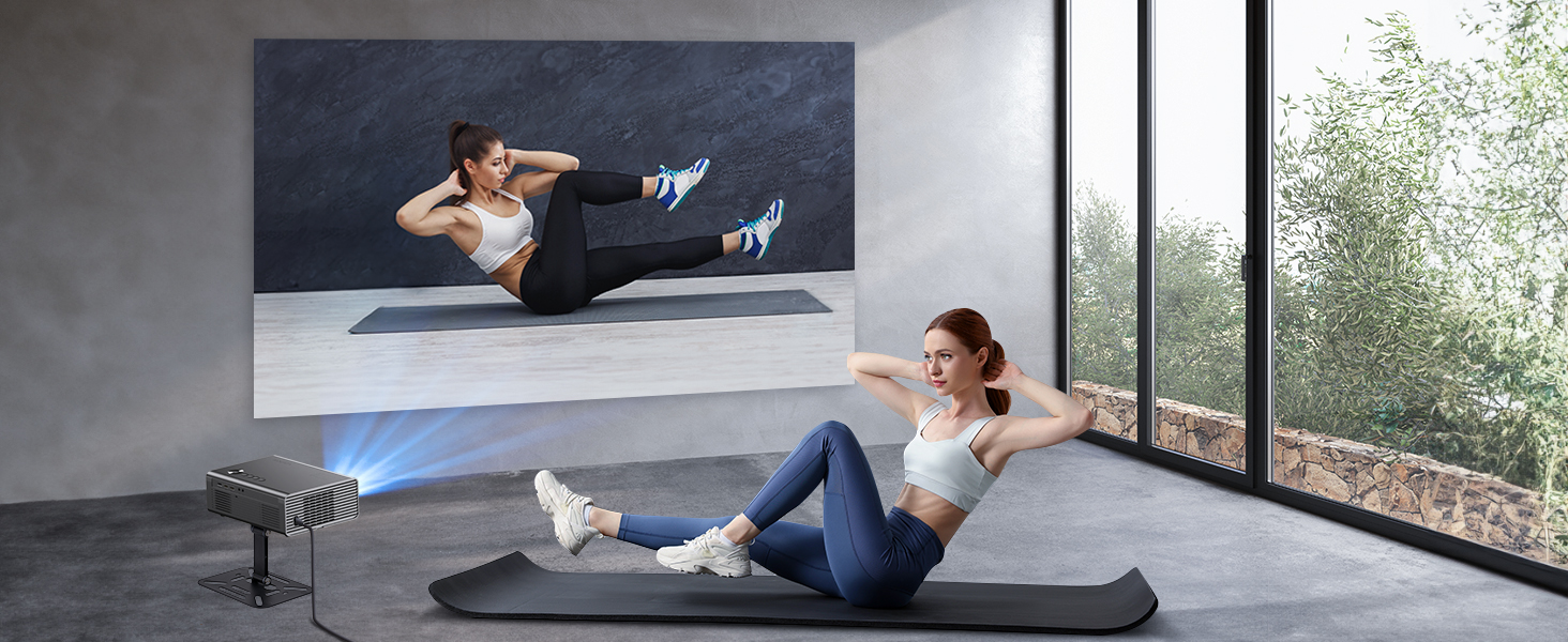 projector with wifi bluetooth auto focus