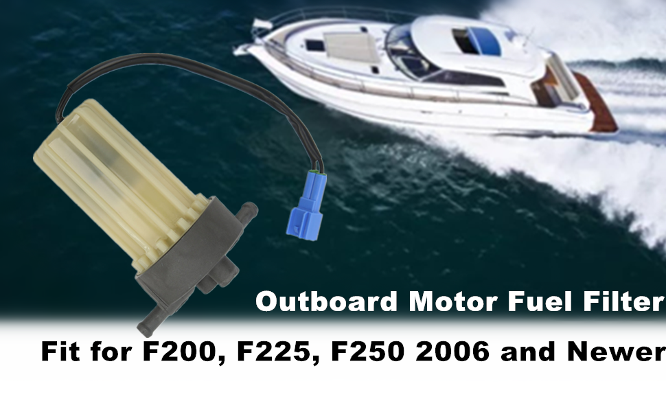 Aramox Outboard Motor Fuel Filter, Outboard Engine Fuel