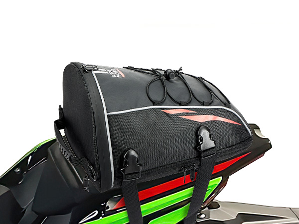 Amazon | KEMIMOTO バイク用 シートバッグ 拡張機能あり 22-30L