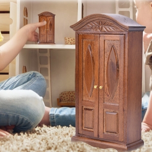 Amazon.com: Dollhouse Wardrobe,1:12 Simulation Miniature