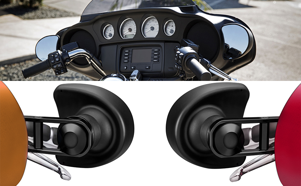 GUAIMI Adjustable Drop Mirror Relocator, Motorcycle Mirror