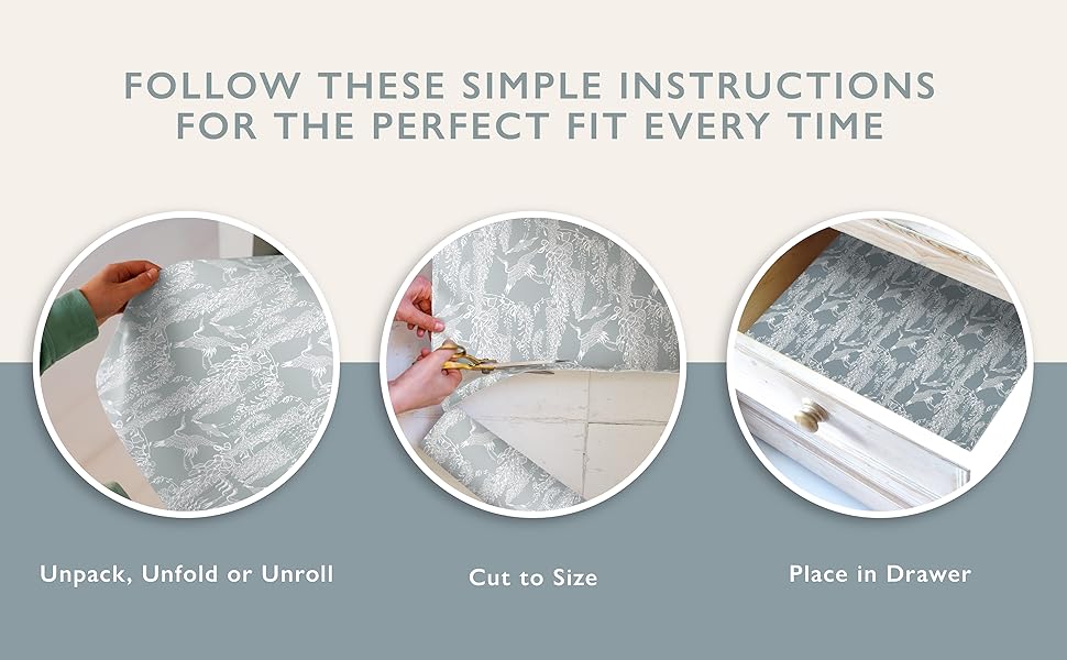 The Master Herbalist LAVENDER & NEEM OIL Scented Drawer Liners in a