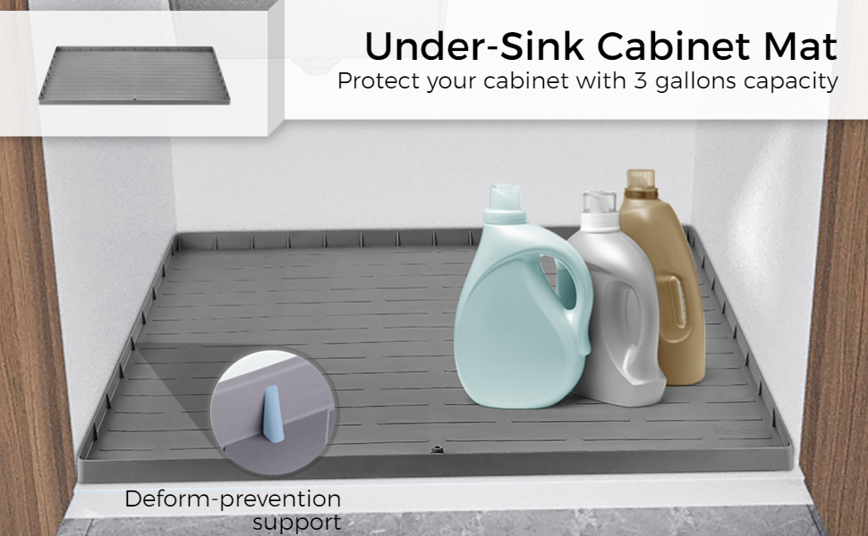 Waterproof Under Sink Mat for 36" 35”×22
