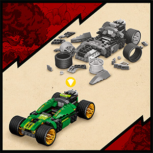 1️⃣Aoharu　12個　レッグベルト Amazon.co.jp: レゴ(LEGO) ニンジャゴー ロイドのレースカー EVO