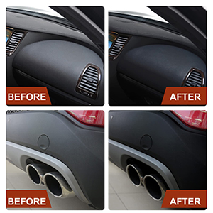 Plastic Bumper Scratch Remover Rubber Trim Coating Rejuvenator Polish Cream Restorer