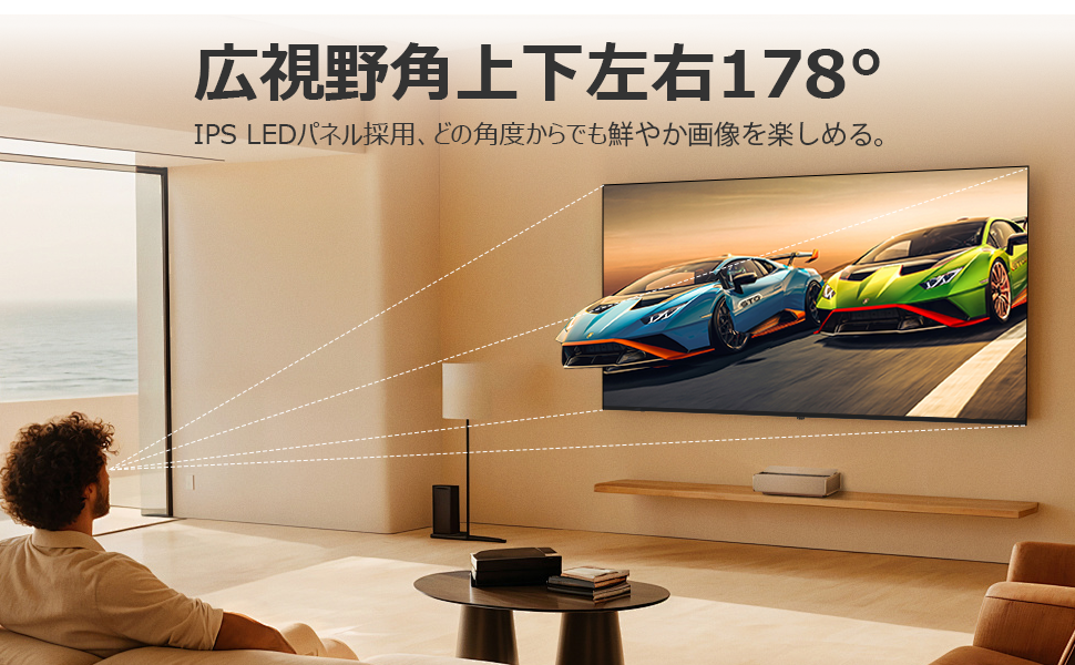 Amazon.co.jp: 4Kモニター 65インチ 65V型 大型液晶モニター