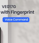 Veise Wi-Fi Keyless Entry Door Lock with Fingerprint, Remote App Control