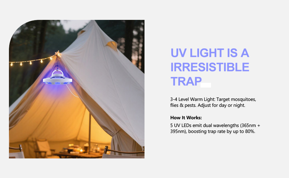flea light trap for indoor