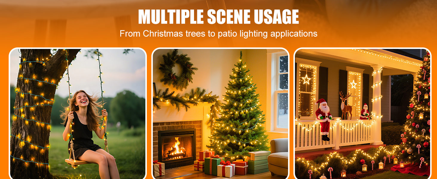 led christmas lights indoor