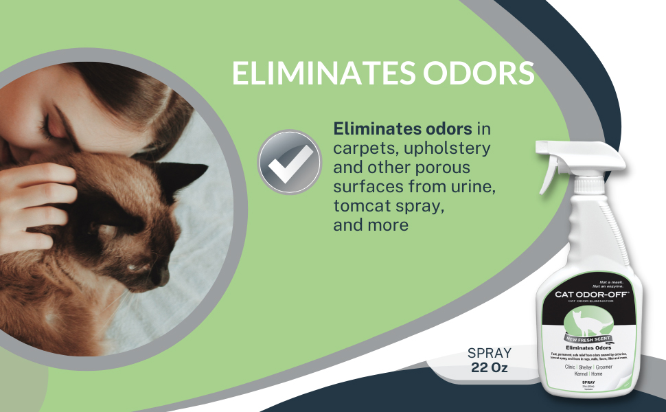 Thornell Cat OdorOff Pet Odor Eliminator Spray Fresh