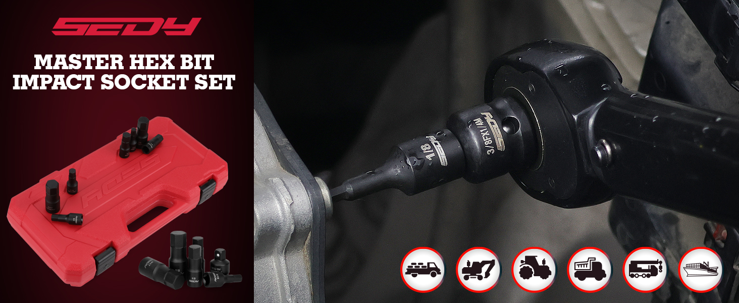 impact hex socket set