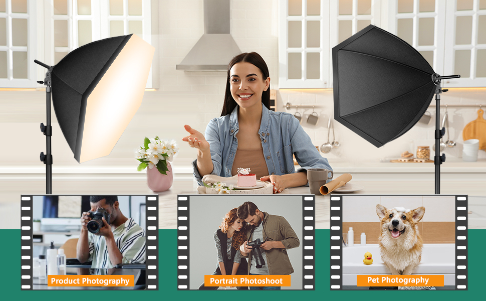 Torjim Softbox Lighting Kit, 30