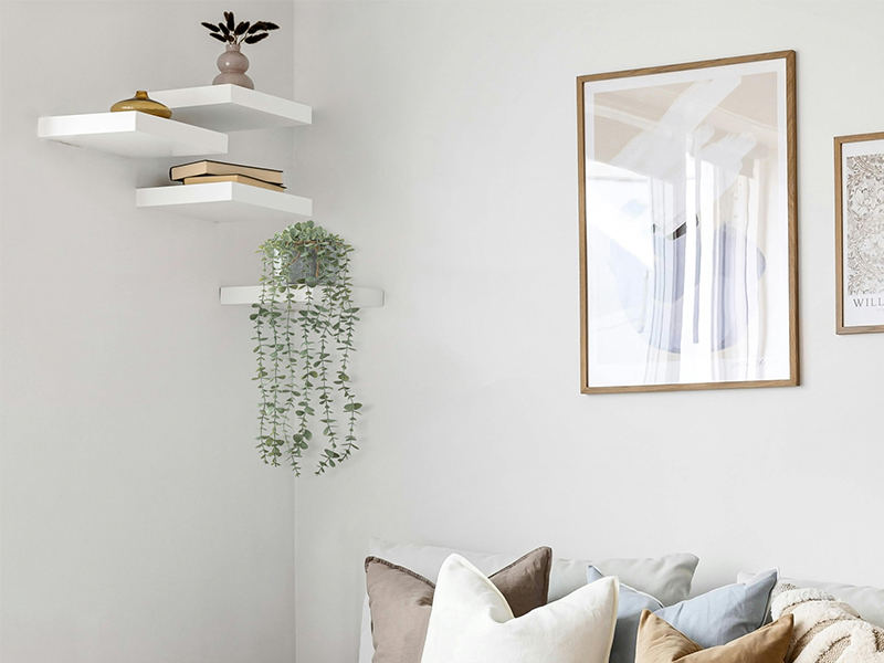 Fake Hanging Plants Faux Potted Eucalyptus Greenery Indoor Artificial Plants