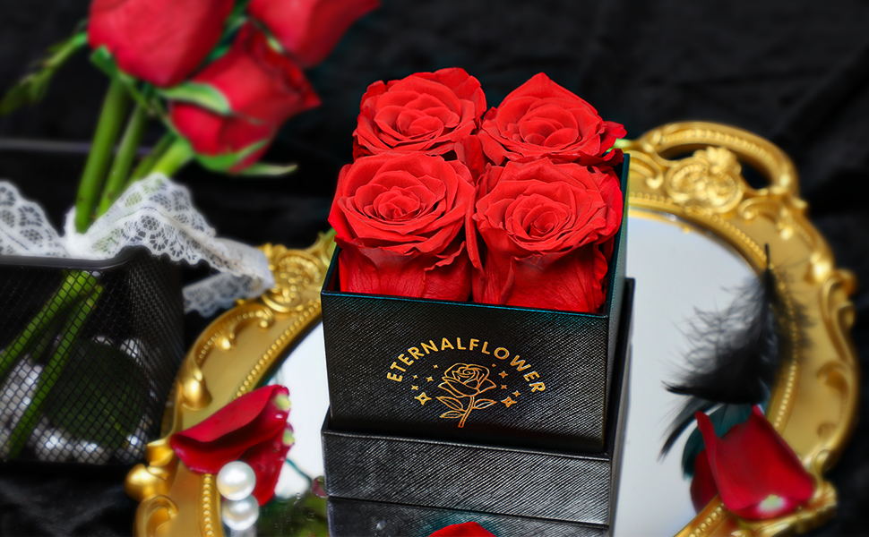 Amazon.com: TIANFU 16-Piece Forever Roses in a Box