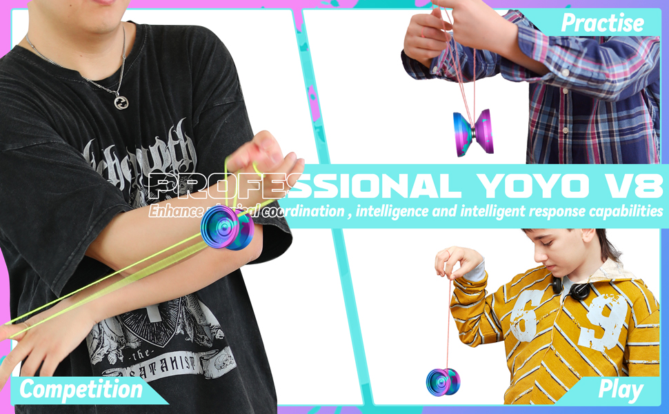 Unresponsive Yoyo Professional V8 Dual Purpose Yo Yo