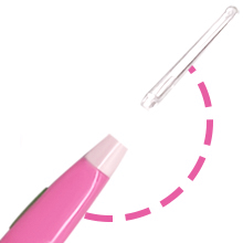 The Ear Pick can be separated from the handle for easy installation and replacement.