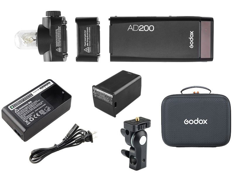 (未使用･未開封品)　Godox AD200 ポケット TTL スピードライト フラッシュ ポータブル ミニ 2個ライトヘッド付き GN52 GN60 1 / 80 qdkdu57 Amazon | 【日本正規代理店】Godox AD200 ポケット TTL